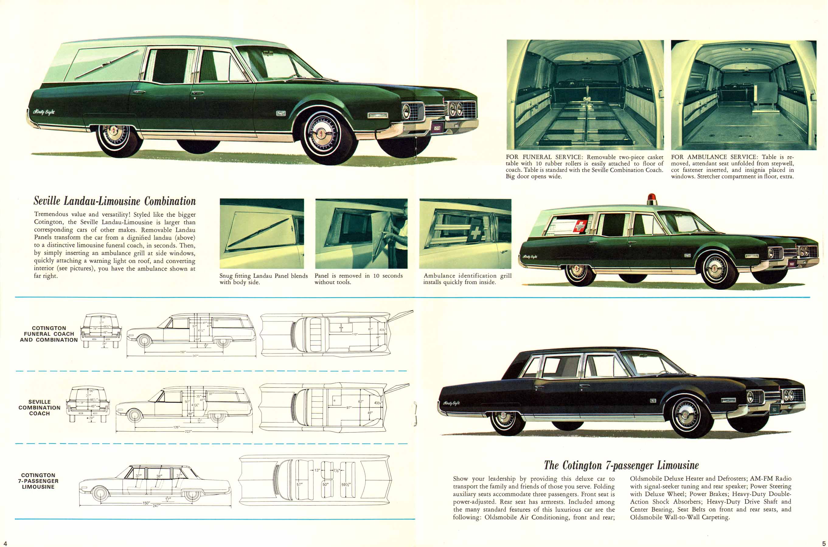 1967 Oldsmobile Cotner-Bevington Brochure Page 5